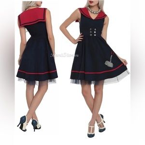 Marvel Her Universe Avengers THOR Sailor Cosplay Dress HOT TOPIC EXCLUSIVE